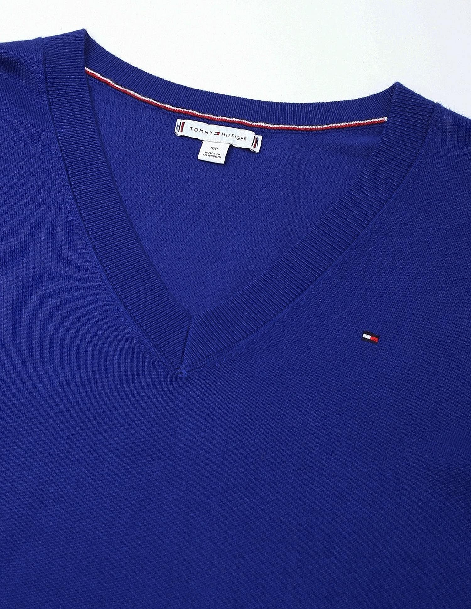 Tommy Hilfiger Regular-Fit Viscose V-Neck Sweater