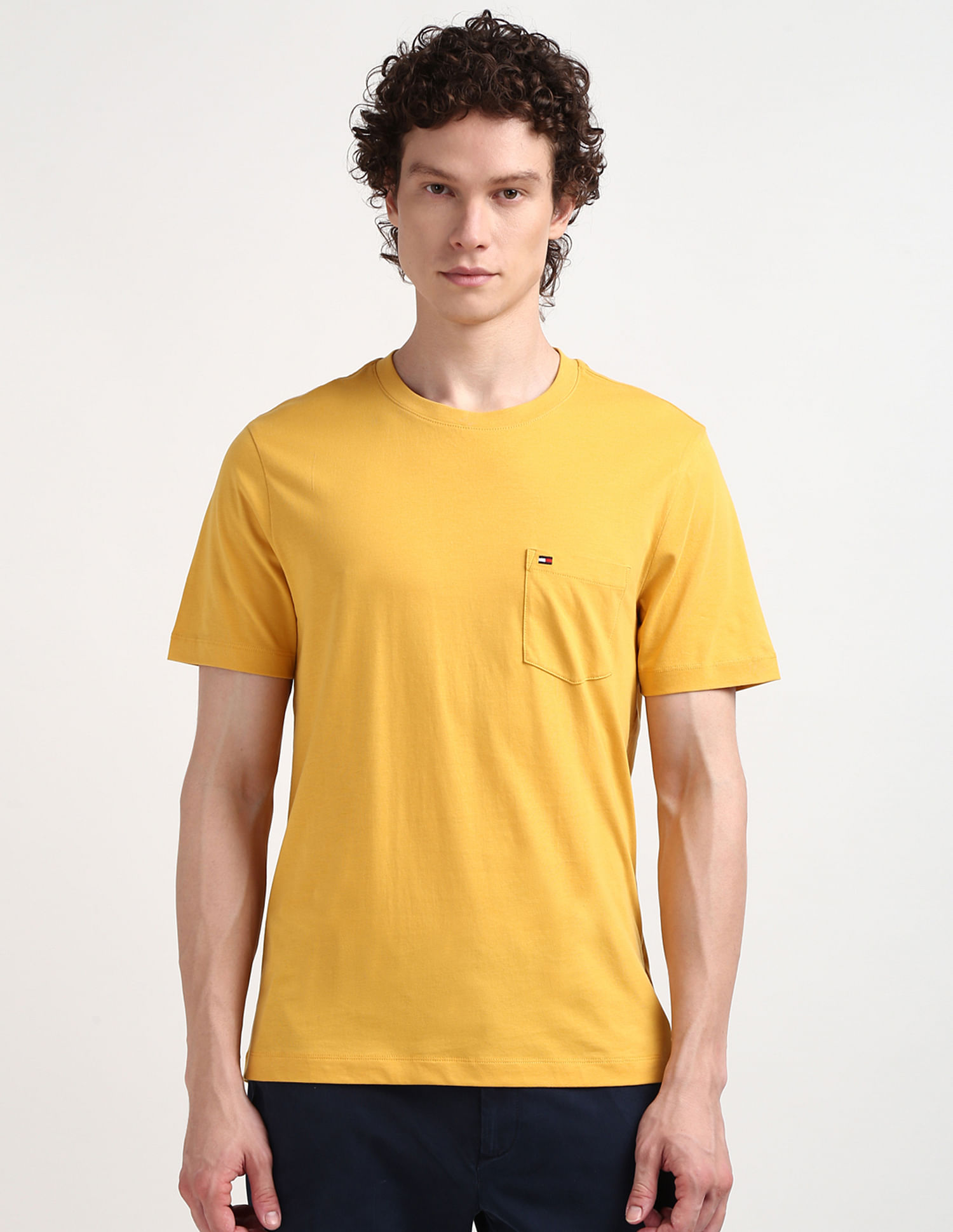 Tommy Hilfiger Crew Neck Patch Pocket T-Shirt