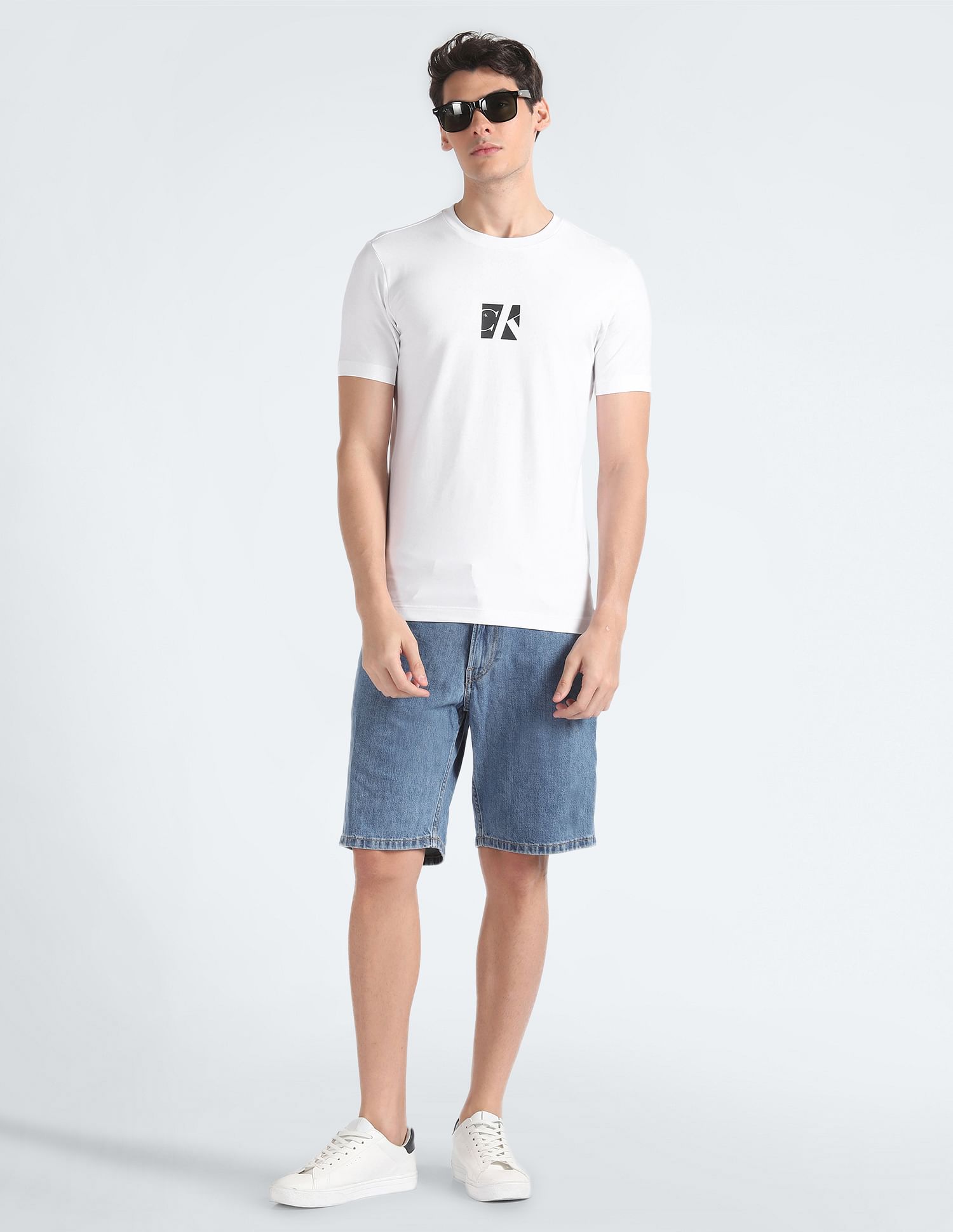 Calvin Klein Slim Fit Small Centre Box T-Shirt
