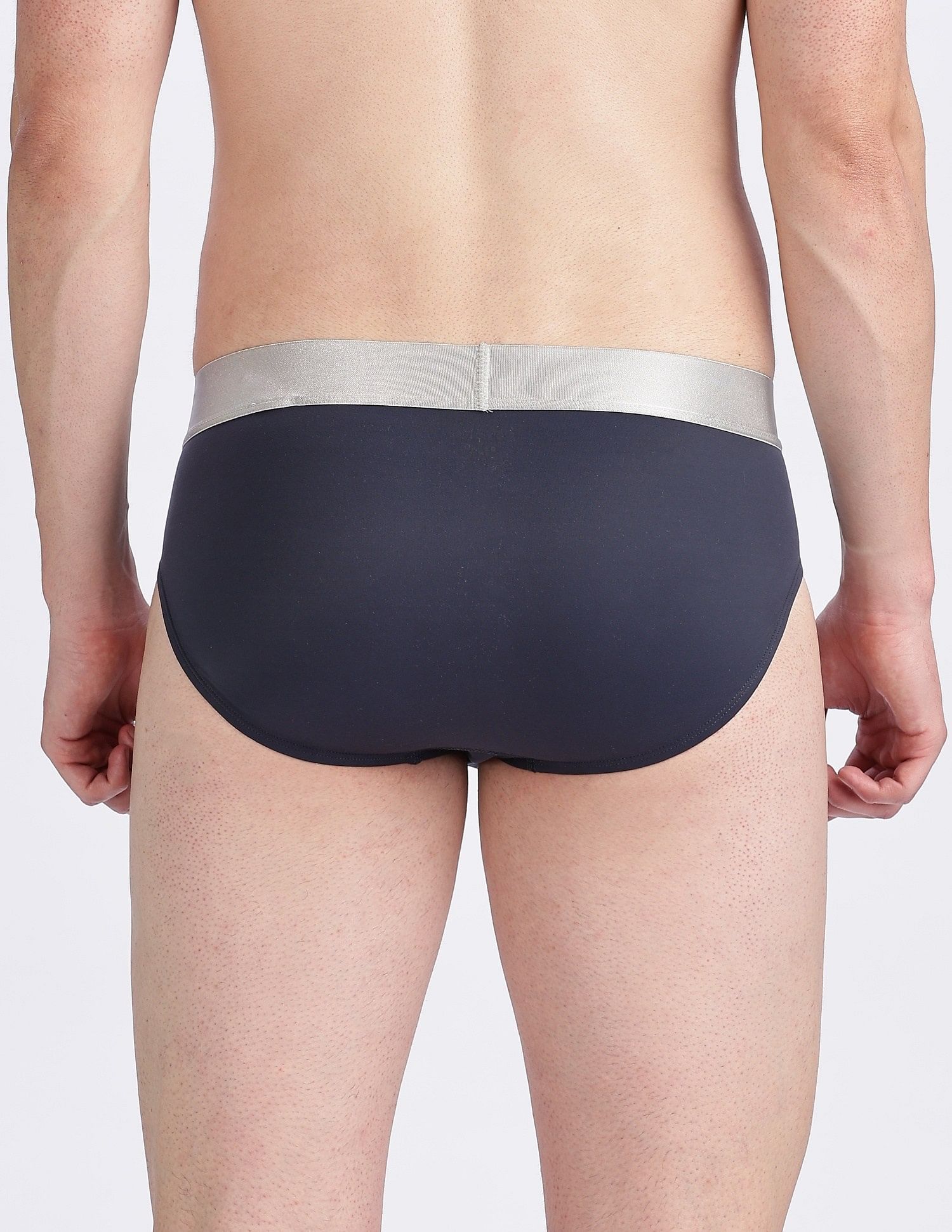 Calvin Klein Underwear Low Rise Solid Blue Briefs