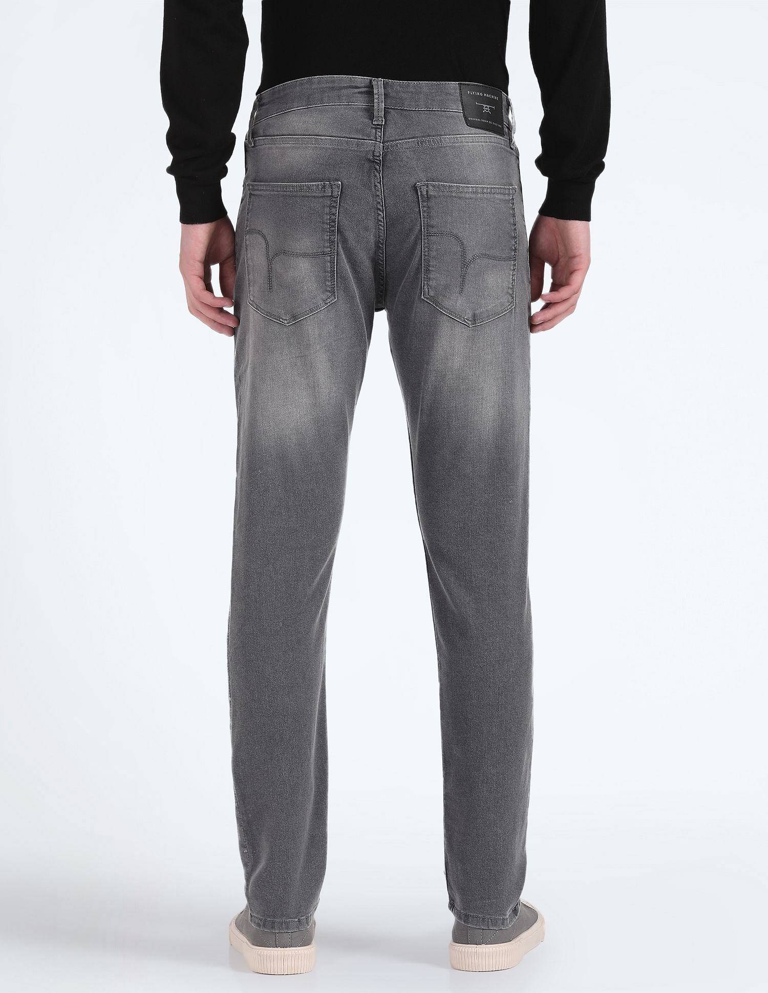 Flying Machine Slim Tapered Fit Stone Wash Jeans