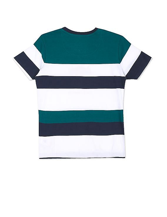 U.S. Polo Assn. Kids Crew Neck Striped T-Shirt