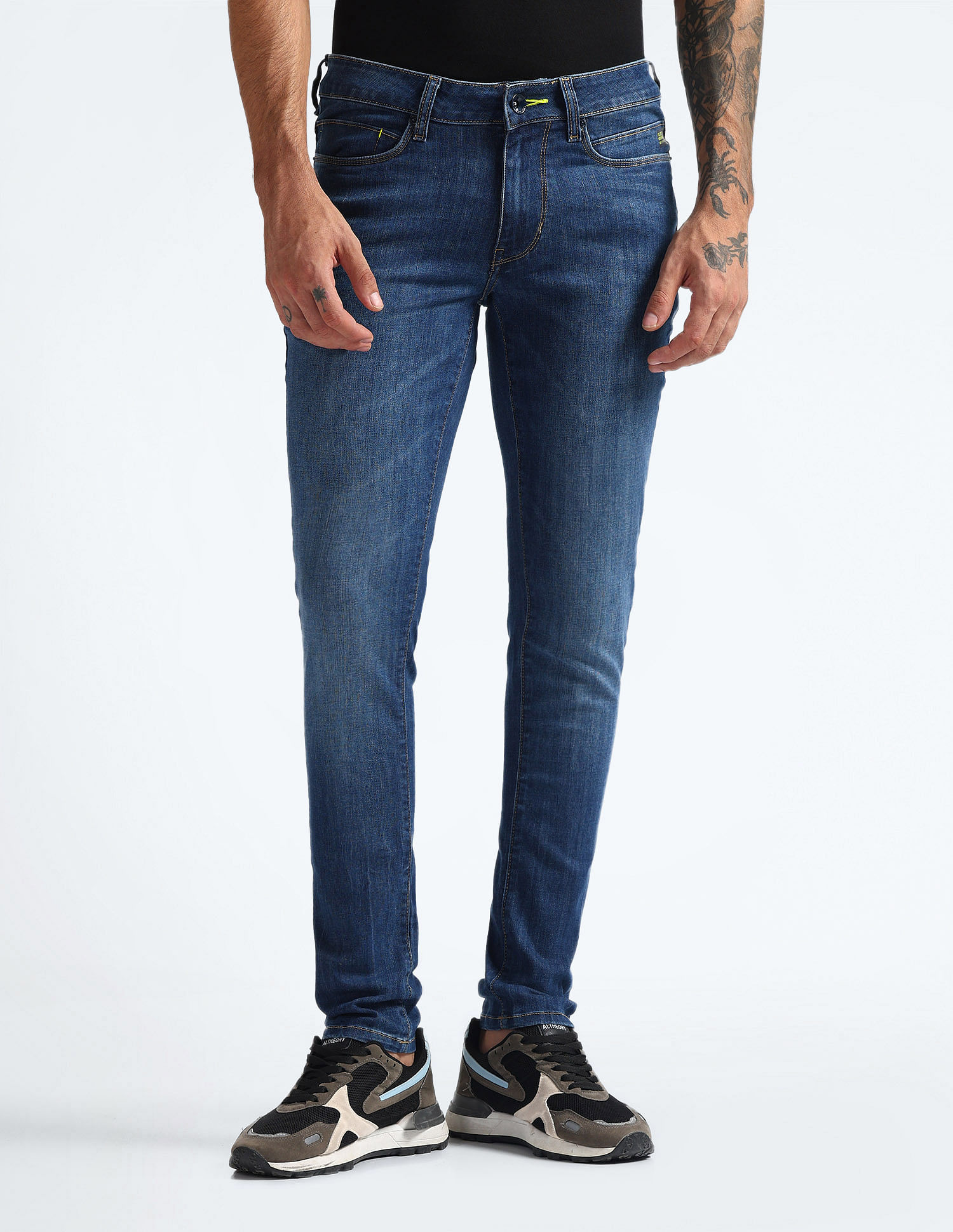 Flying Machine Mid Rise Morrison Skinny Fit Jeans