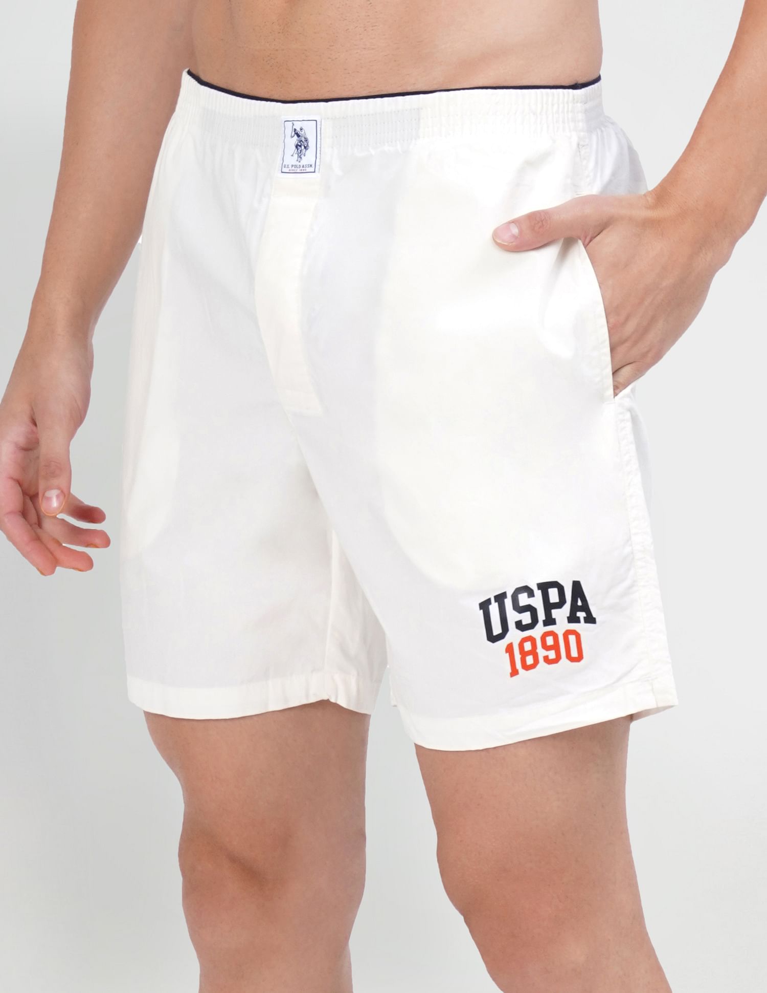 USPA Innerwear Brand Print Cotton IYAA Boxers - Pack Of 1
