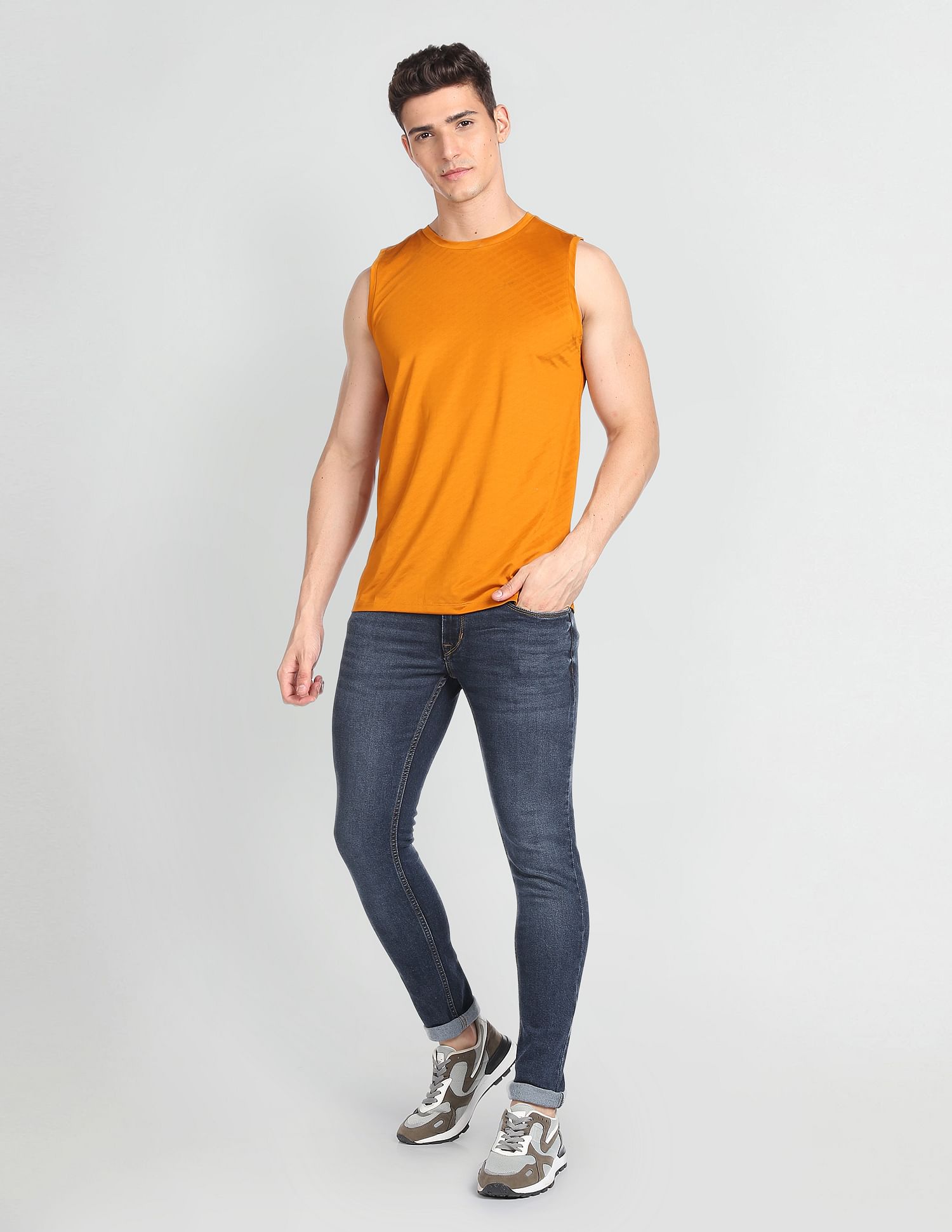 Flying Machine Skinny Fit Stone Wash Jeans