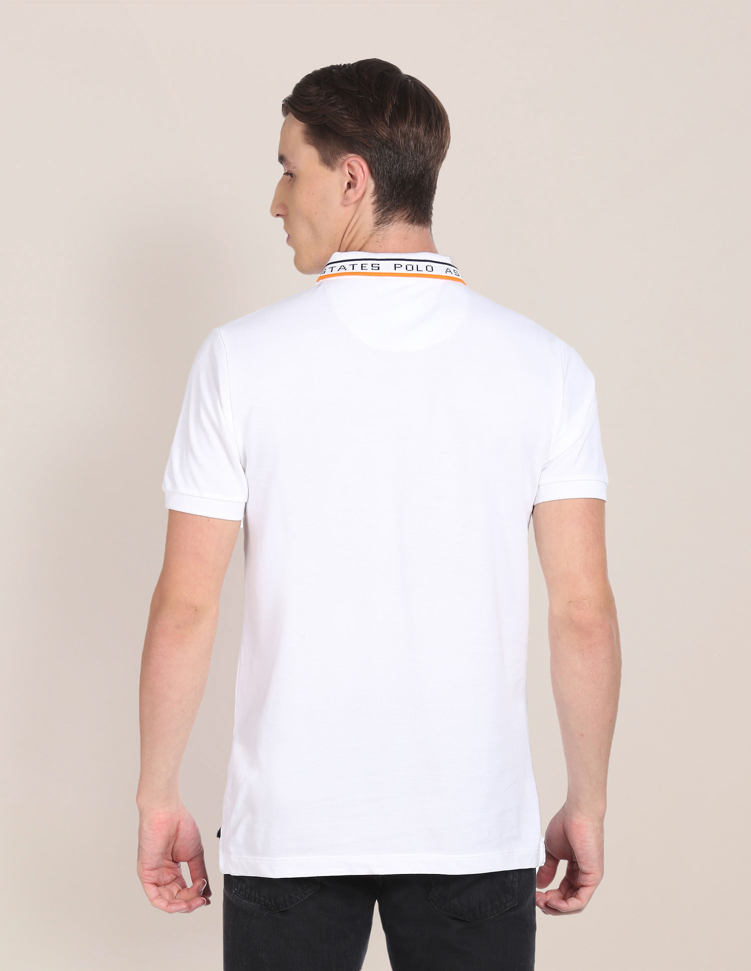 U.S. Polo Assn. Pure Cotton Solid Polo Shirt