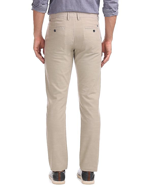 Buy Arrow Sports Skinny Fit Smart Flex Casual Trousers - NNNOW.com