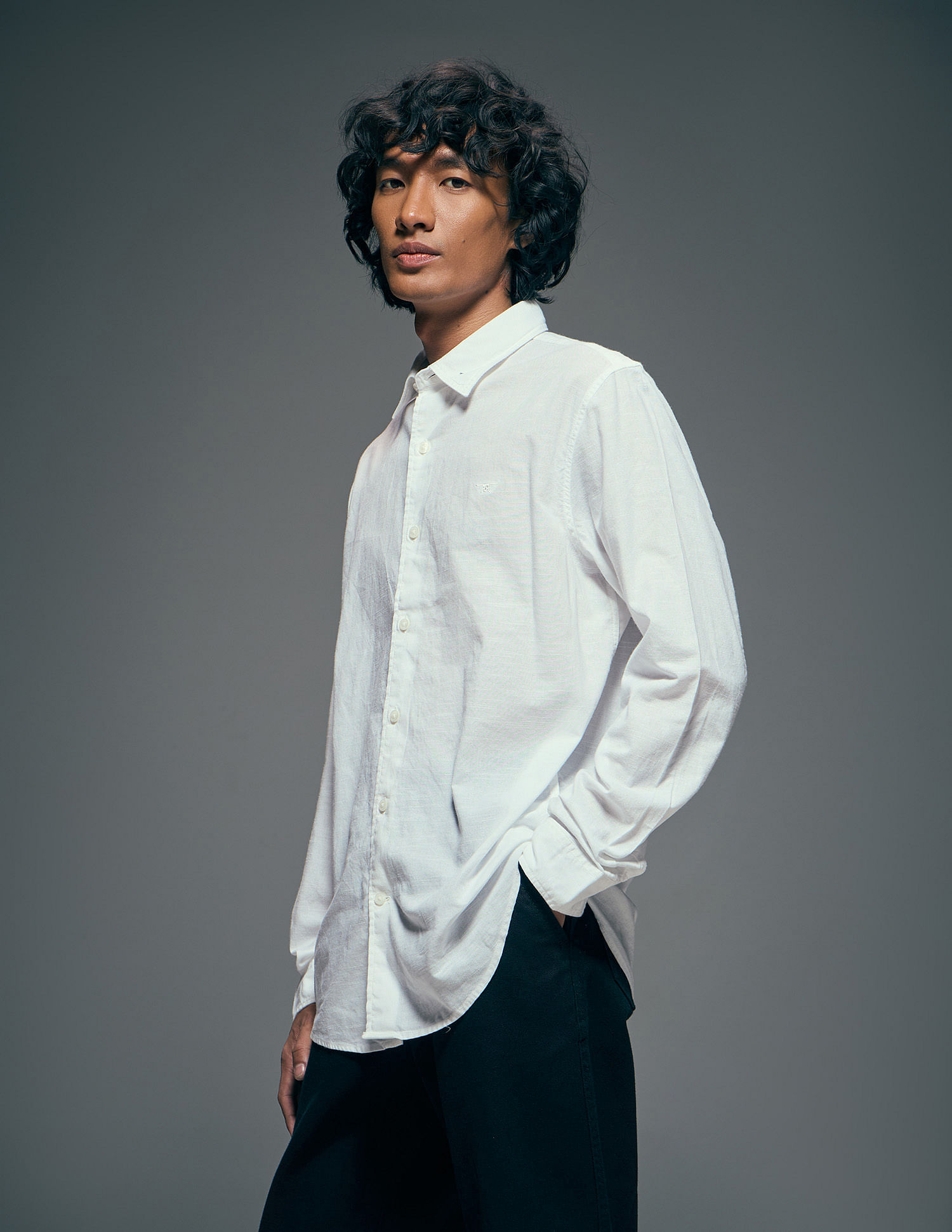 Flying Machine Pure Cotton Slim Fit Shirt