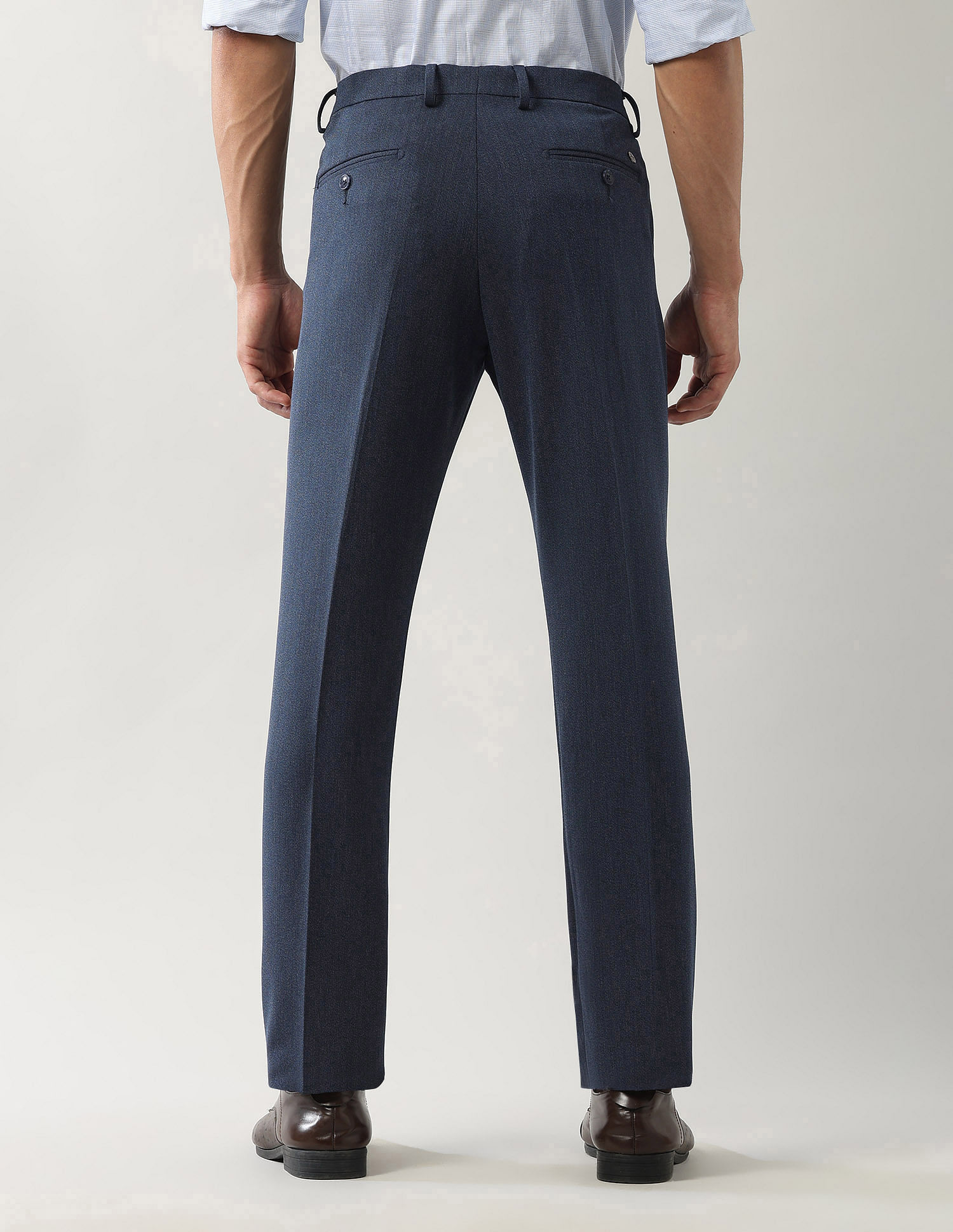 Arrow Bi-Stretch Smartflex Dobby Trousers