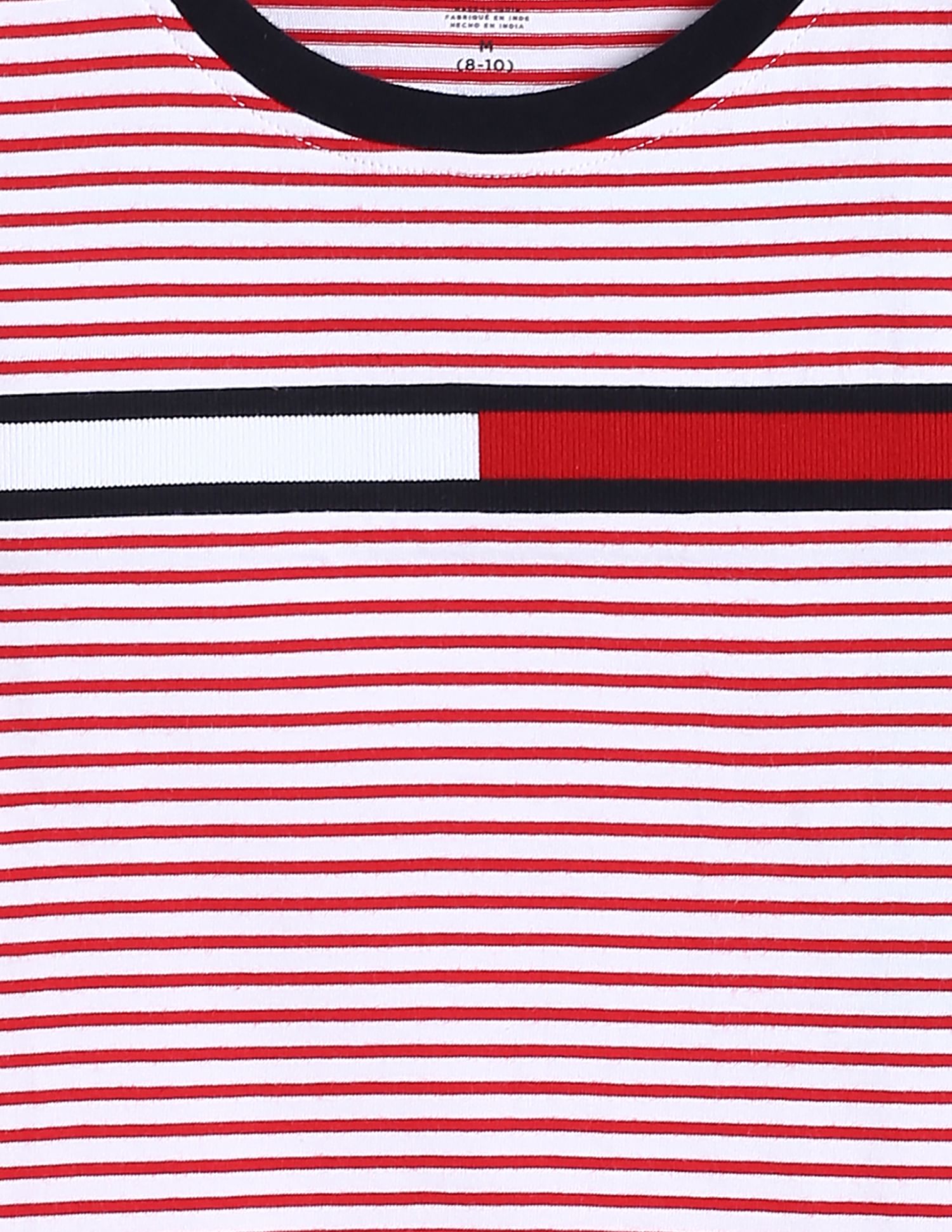 Tommy Hilfiger Kids Tino Stripe Fashion T-Shirt