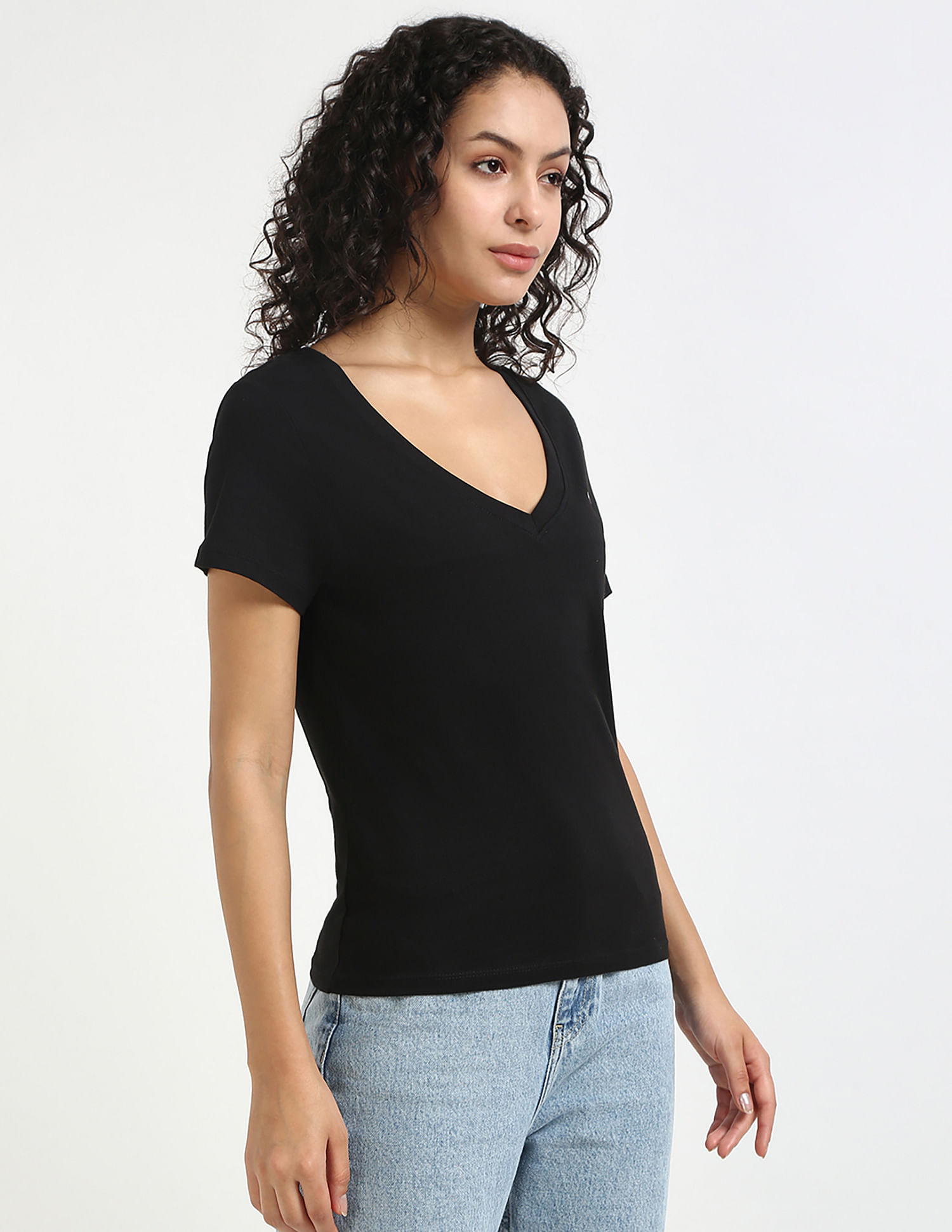 Tommy Hilfiger Solid Slim-Fit Cotton T-Shirt
