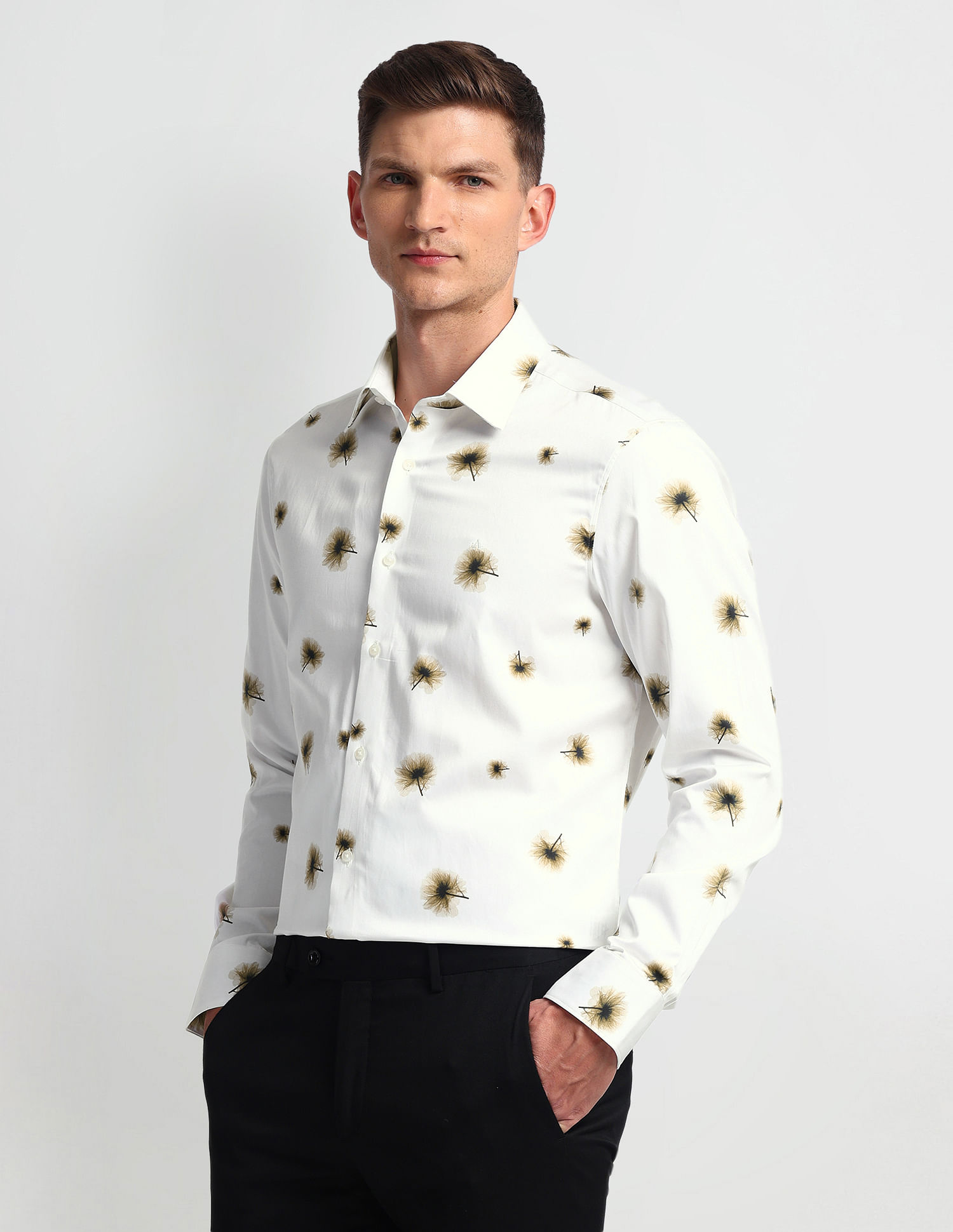 Arrow 1851 Digital Print Tailored Shirt