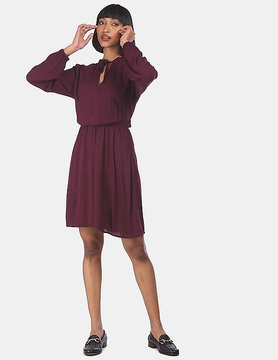 Gap on sale burgundy dress