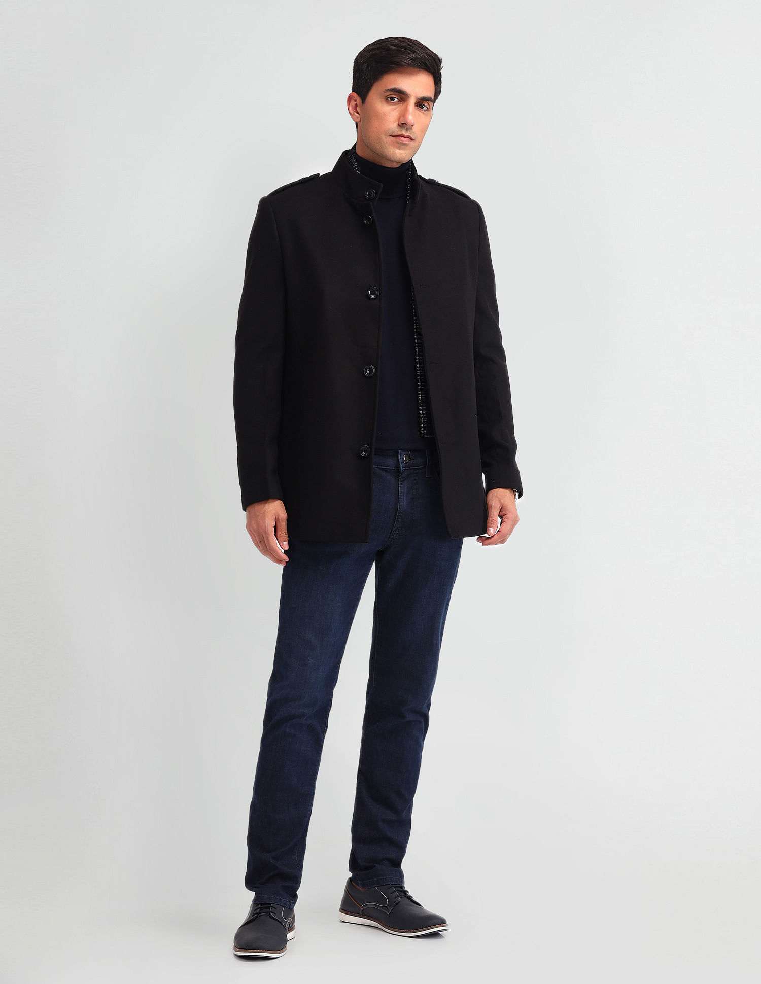 Arrow Sport Solid Regular Fit Jacket