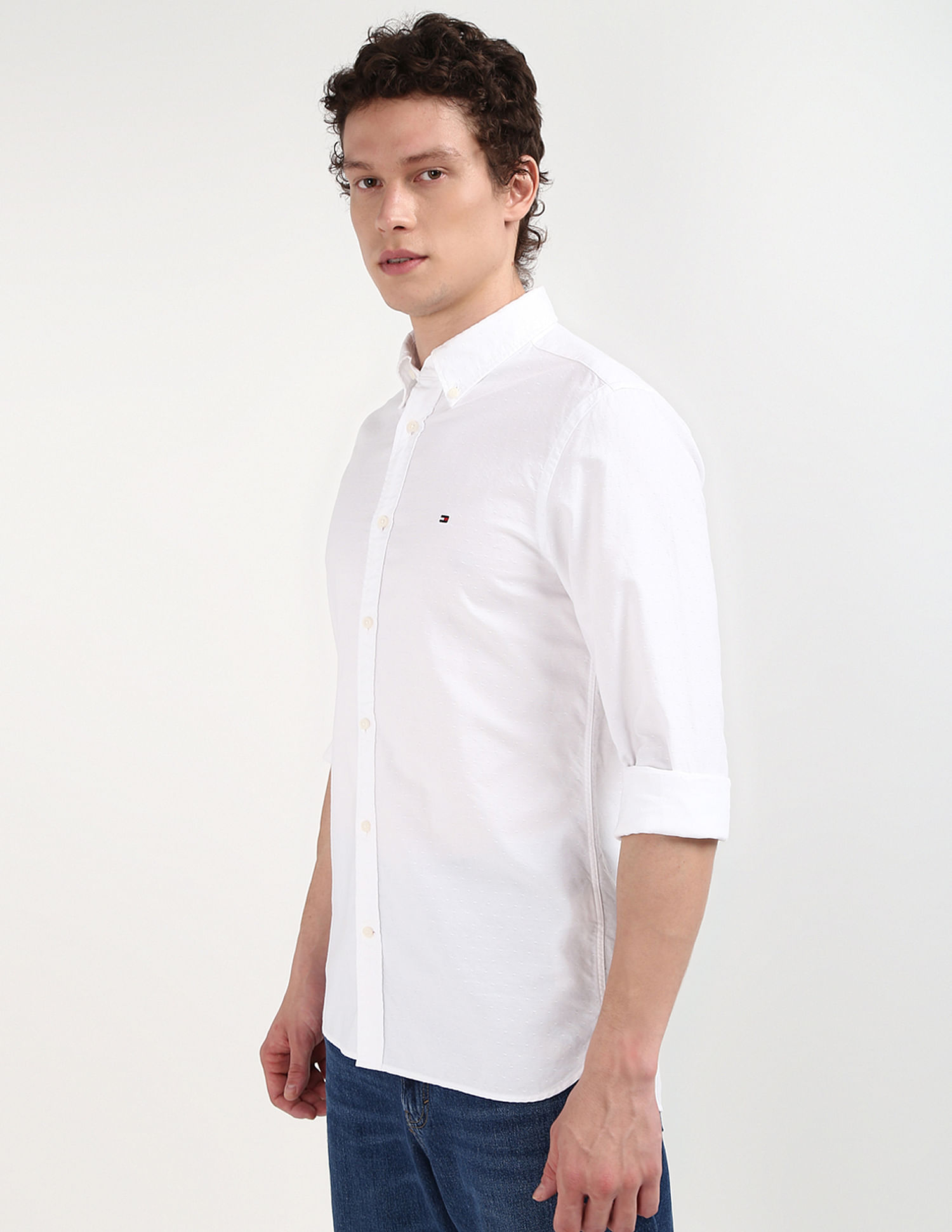 Tommy Hilfiger Oxford Dobby Slim Fit Shirt