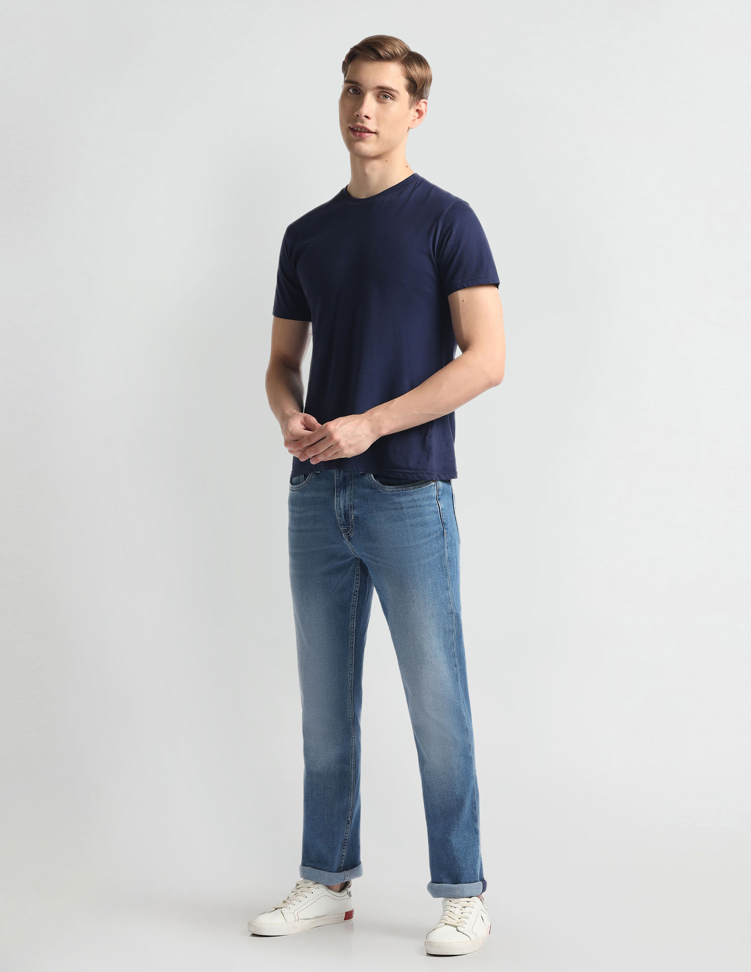 U.S. Polo Assn. Denim Co. Harold Slim Straight Fit Blue Jeans
