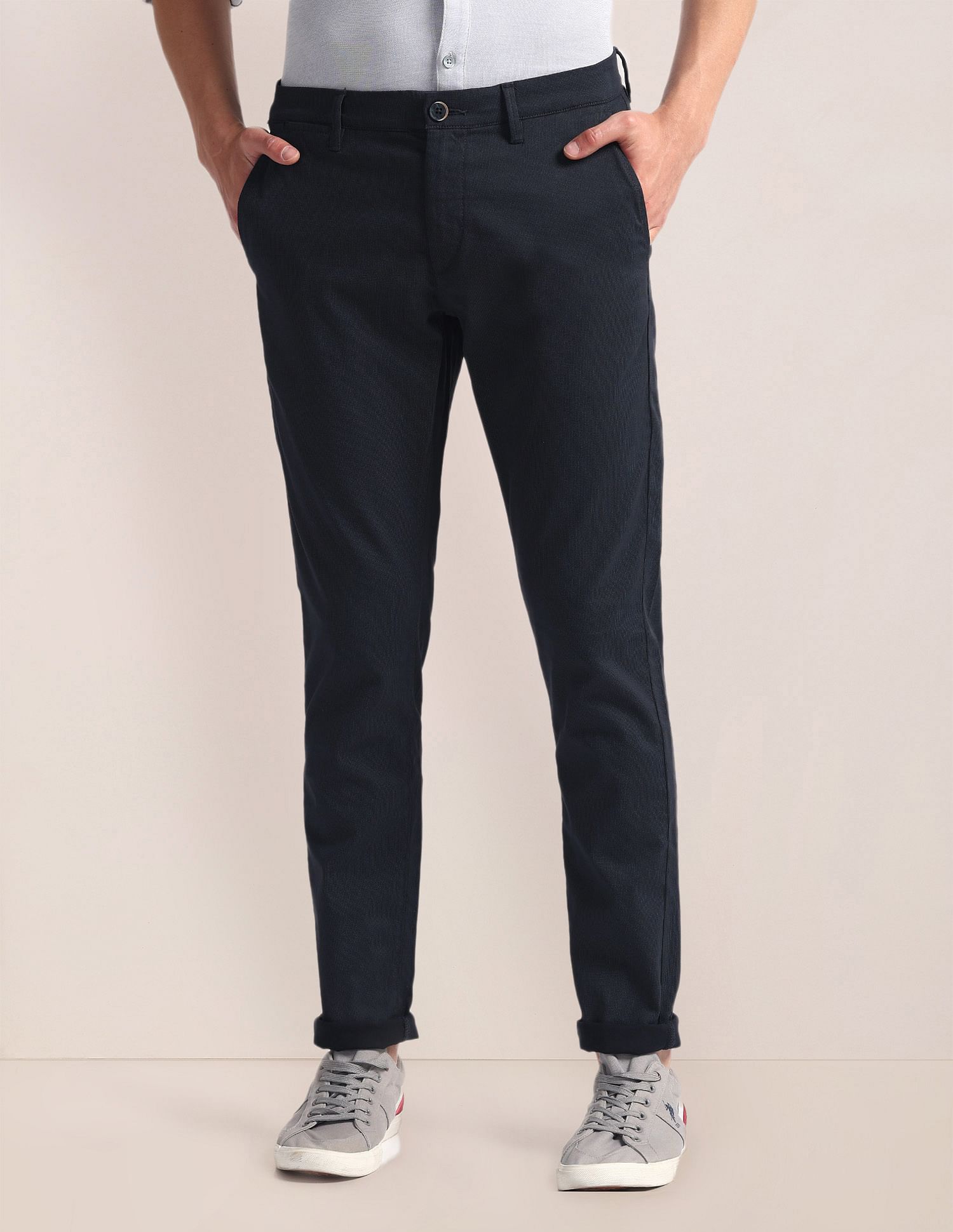 U.S. Polo Assn. Geometric Print Twill Trousers