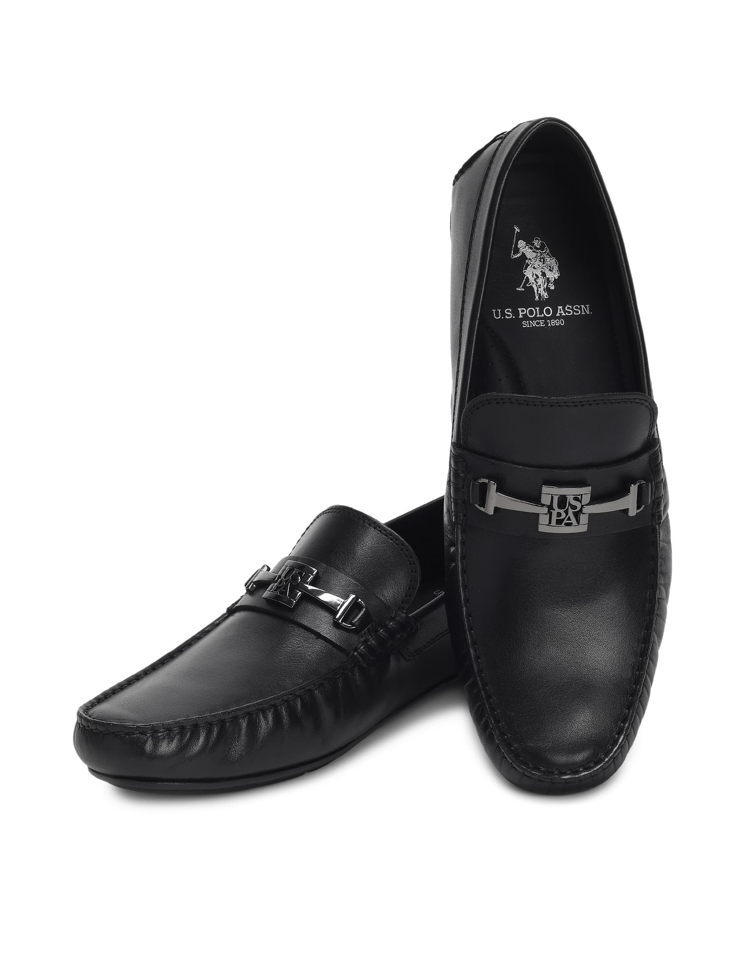 U.S. Polo Assn. Round Toe Solid Arnault Slip On Shoes