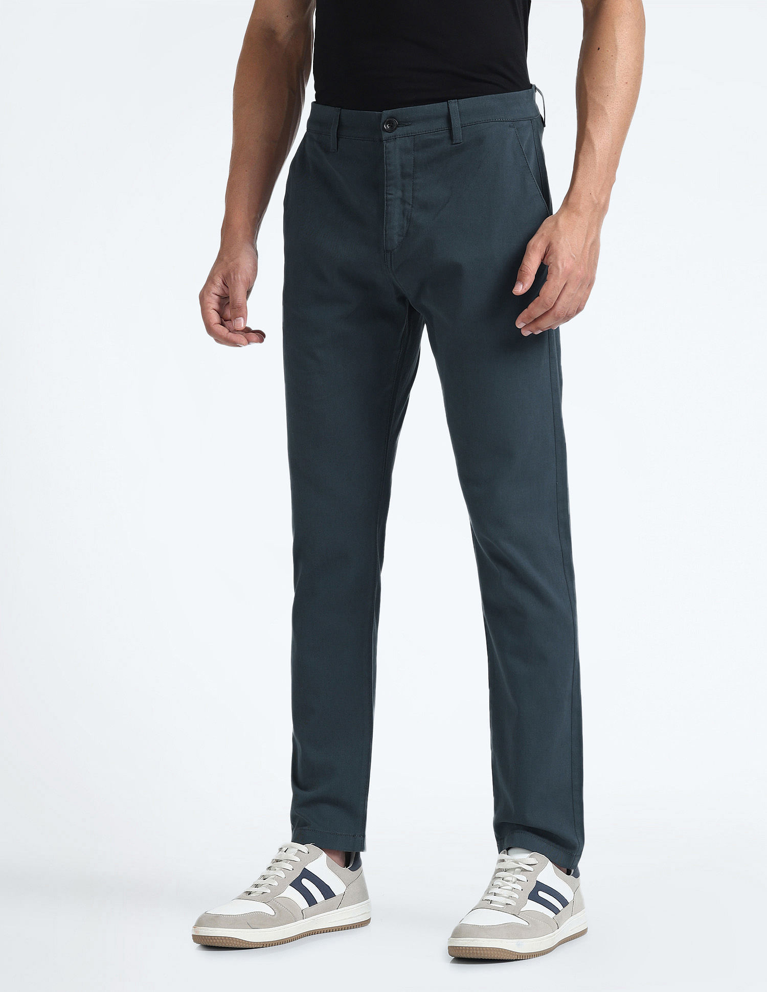 Flying Machine Slash Slim Tapered Fit Twill Chinos