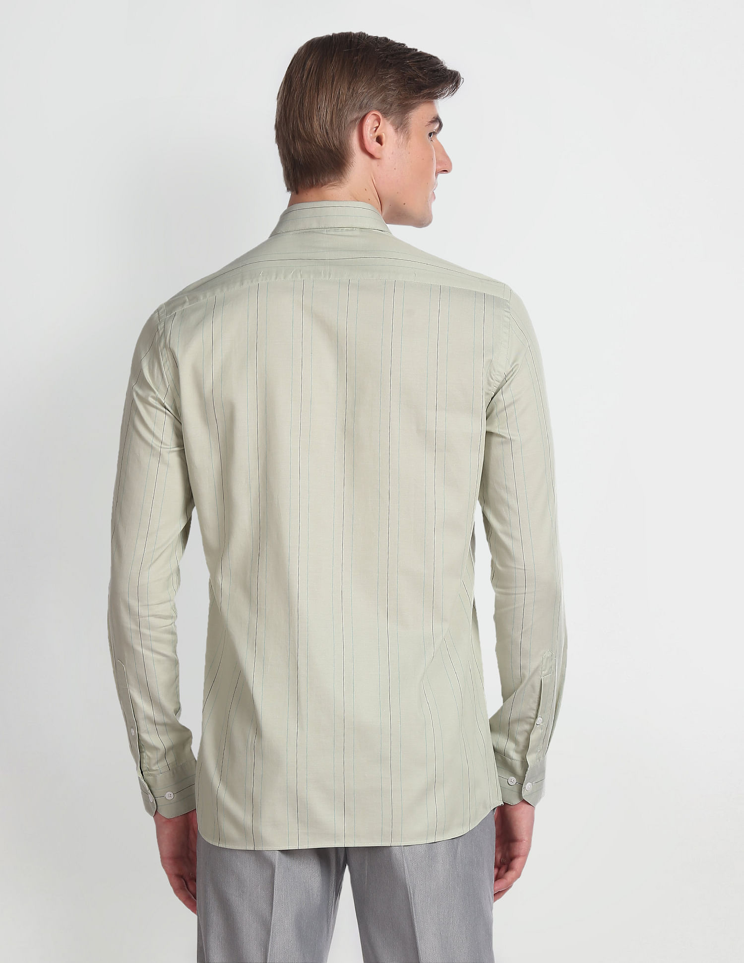 Arrow Manhattan Slim Fit Twill Formal Shirt