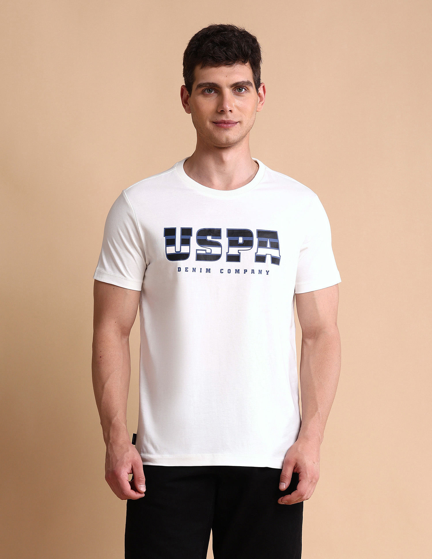 U.S. Polo Assn. Denim Co. Brand Printed Muscle Fit T-Shirt