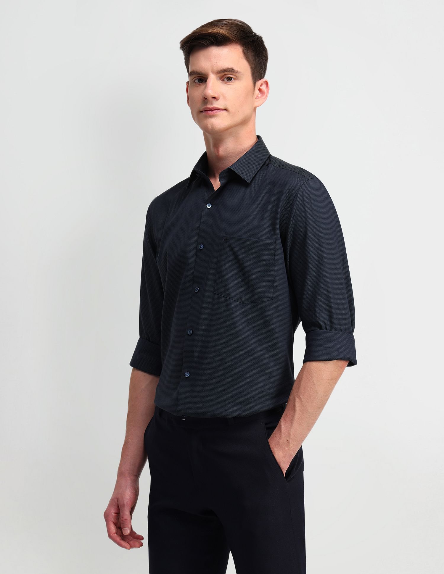 Arrow Floral Print Liberty Classic Fit Shirt