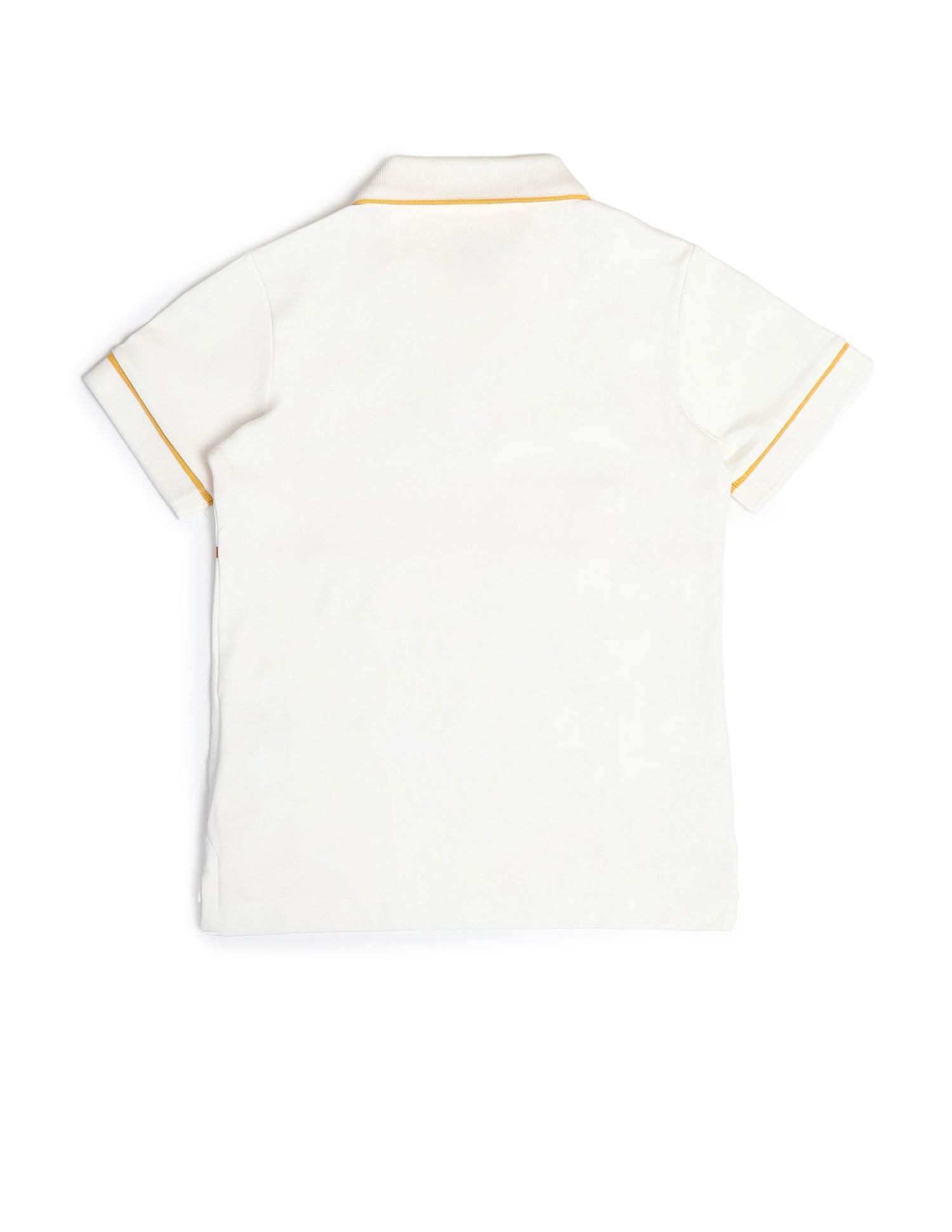 U.S. Polo Assn. Kids Boys Brand Printed Cotton Polo Shirt