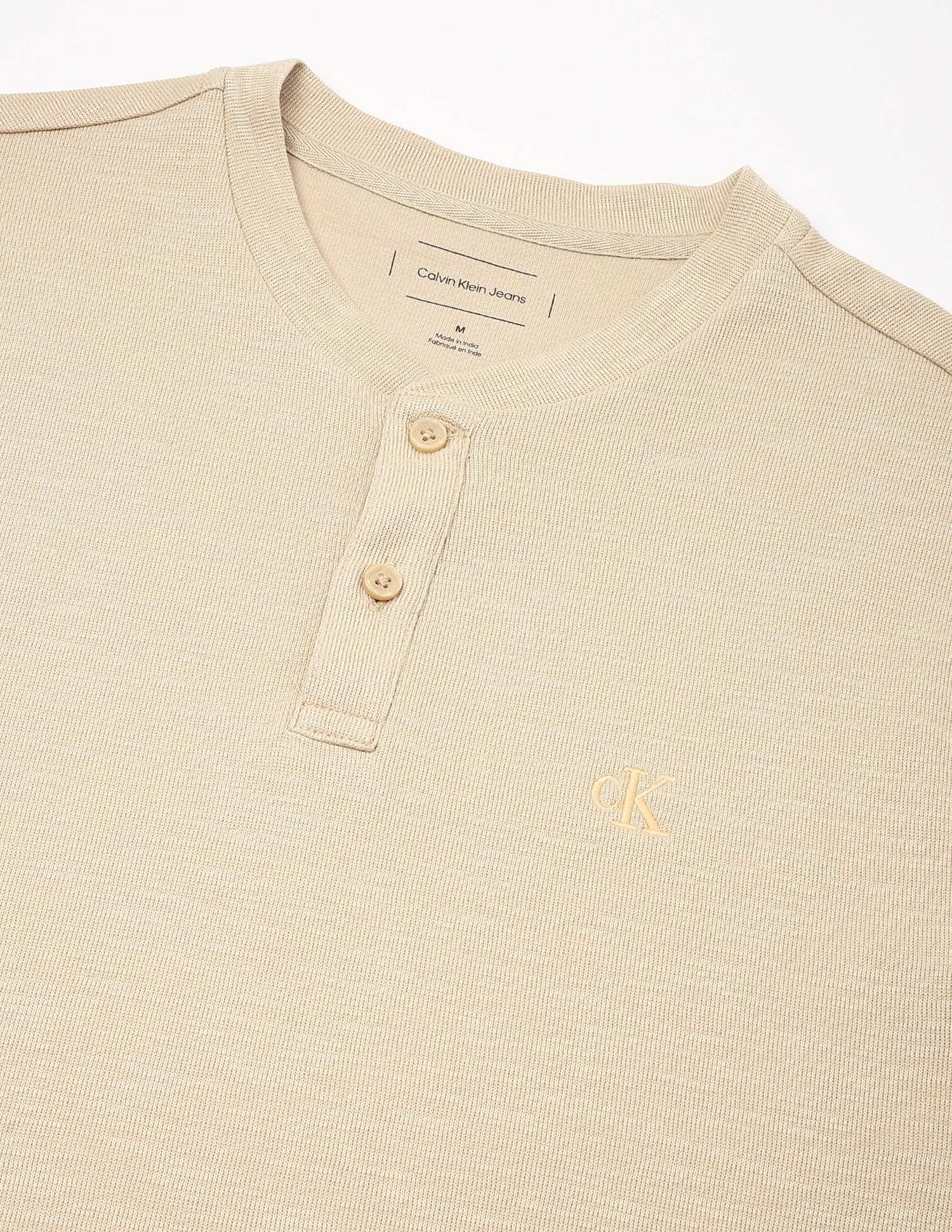 Calvin Klein Jeans Mens Regular Fit Textured T-Shirt