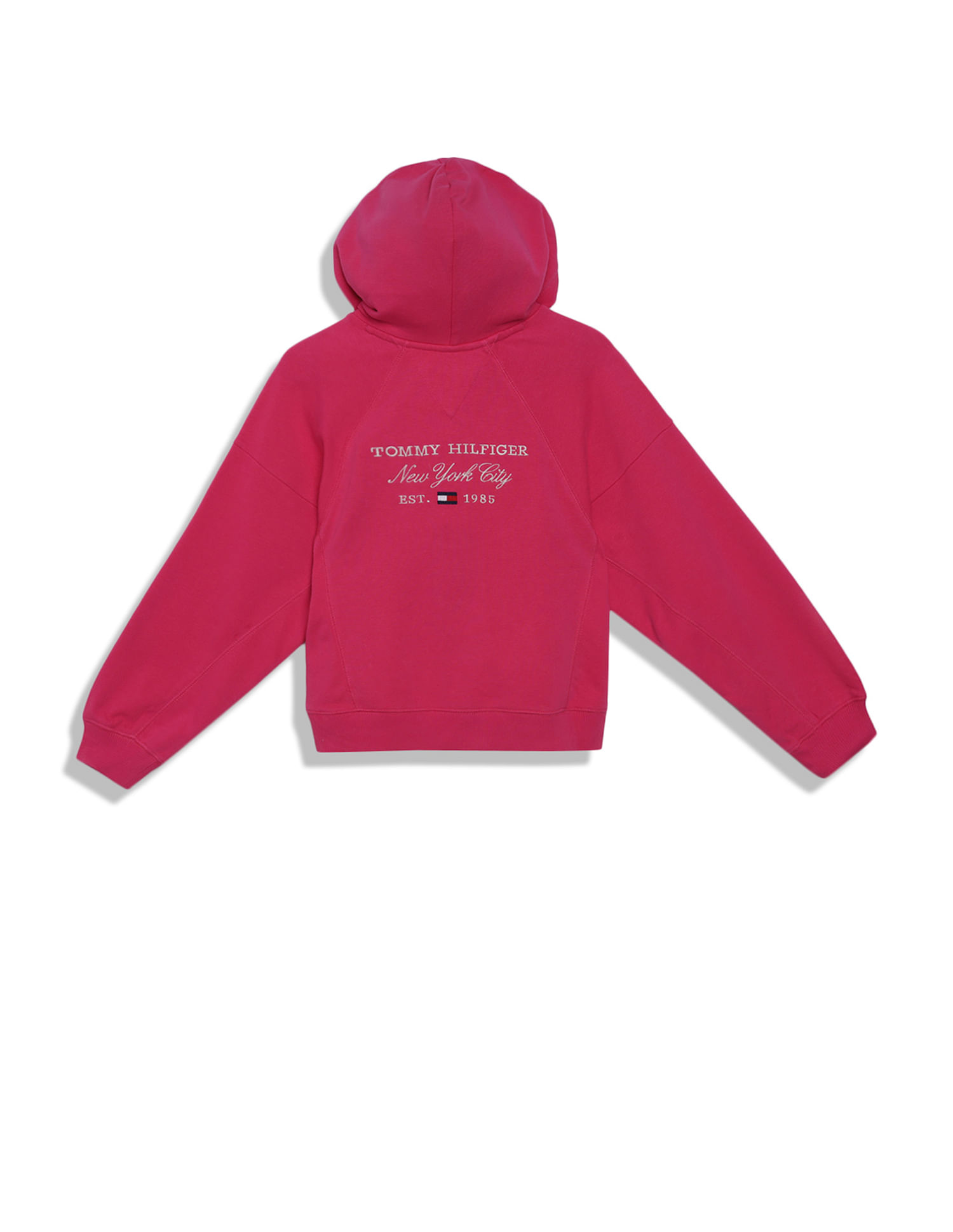Tommy Hilfiger Kids Girls Back Logo Hooded Sweatshirt