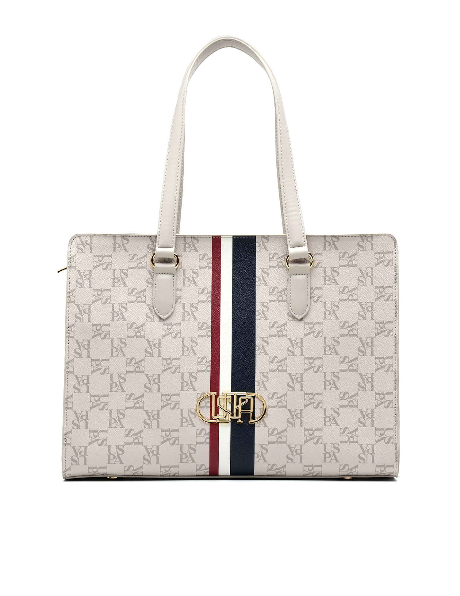 U.S. Polo Assn. Zora Monogram Tote Bag