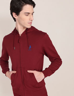 Maroon hotsell polo hoodie