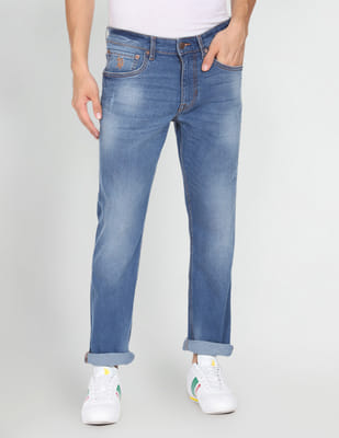 Buy Polo Denim Brandon Slim Tapered Fit Blue Jeans