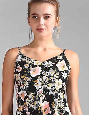 green emerald velvet dress GAP Womens Cami Fit & Flare Dress True Black M at Amazon Women's Clothing  store main image 1