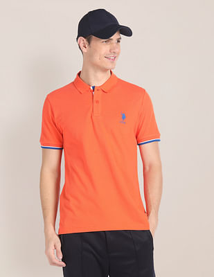 U S Polo Assn Pique Solid Polo Shirt