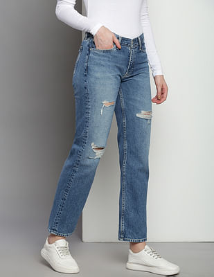 Calvin Klein Jeans Low Rise Straight Fit Jeans