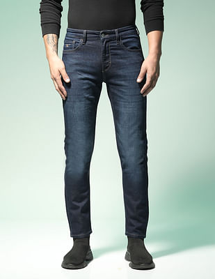 Flying Machine Michael Slim Tapered Fit Stone Wash Jeans