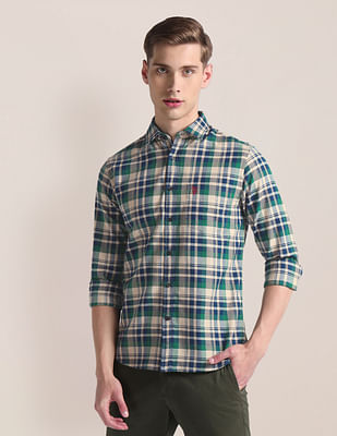 U S Polo Assn Tartan Check Tailored Fit Shirt