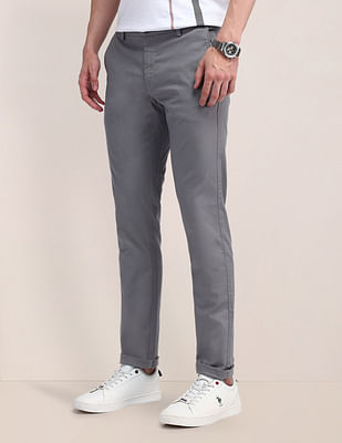 U S Polo Assn Austin Slim Fit Flat Front Trousers