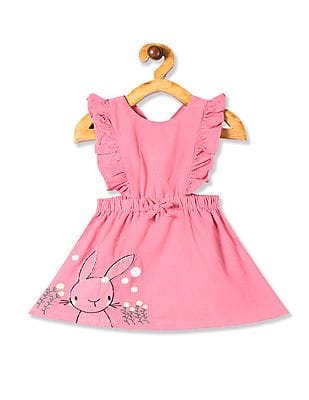 girls cord dungarees