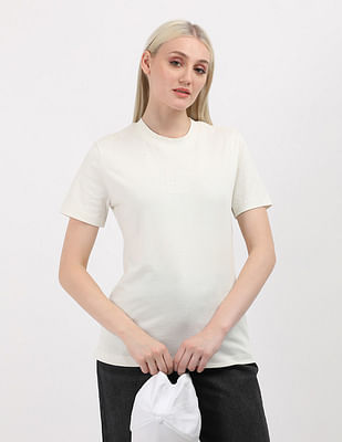 Calvin Klein Solid Cotton T-Shirt