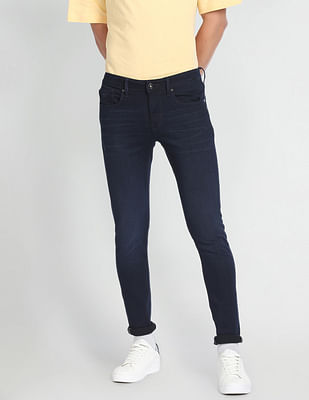 Flying Machine Low Rise Super Skinny Fit Wash Jeans