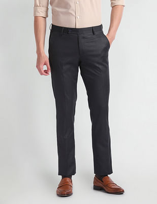 Arrow Mid Rise Tapered Fit Trousers