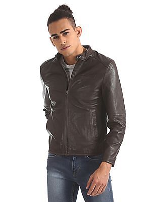 polo leather jacket