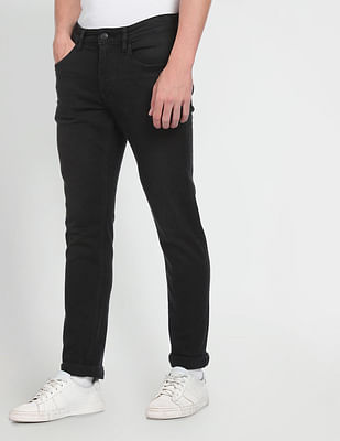 U S Polo Assn Denim Co Brandon Slim Tapered Fit Black Jeans