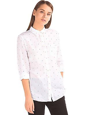 gap polka dot shirt