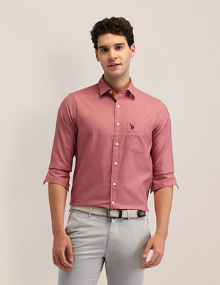 U S Polo Assn Tailored Fit Oxford Shirt