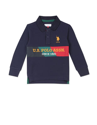 Buy U.S. Polo Assn. Kids Boys Textured Regular Fit Sweater