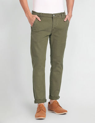 U S Polo Assn Denim Co Brandon Slim Tapered Fit Olive Jeans