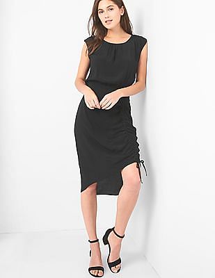 gap midi cap sleeve dress