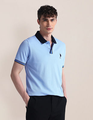 U S Polo Assn Solid Short Sleeve Polo Shirt